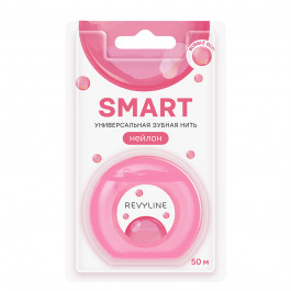 Зубная нить Revyline нейлон, вощеная, Bubble Gum, 50 м