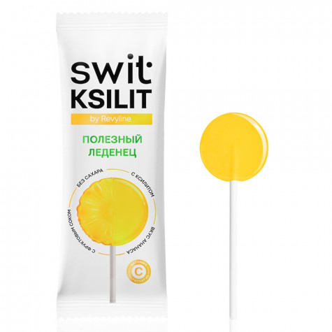 Леденцы на палочке Swit by Revyline Ksilit Mix с витамином С, 100 шт.
